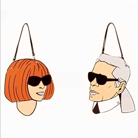 ๐ RARE Yazbukey Karl Lagerfeld Iconic Trendy Fashion Novelty Mini Purse Handbag - Picture 5 of 11